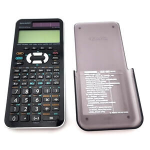 Sharp EL-W516X WriteView Scientific Calculator– Solar Powered w/Protective Case